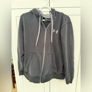 Under Armour Gray Zip-Up Hoodie